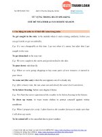 VOCAB FOR IELTS SPEAKING    WEATHER  FAVOURITE SEASON 