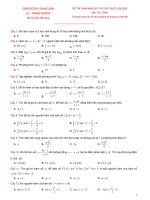 ĐỀ MINH họa số 1 GIANG sơn 