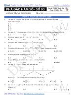 ĐỖ văn đức PHÁ đảo hàm số   số 03 