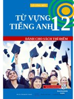Từ vựng Tiếng Anh 12 tổng hợp theo từng unit