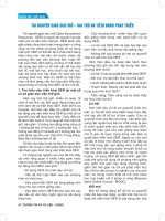 Tài nguyên giáo dục mở - Vai trò và tiềm năng phát triển