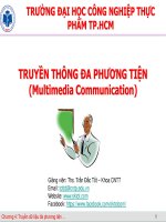 Bài giảng Truyền thông đa phương tiện – Chương 4: Truyền dữ liệu đa phương tiện