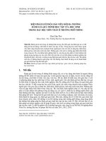 Biện pháp giúp đỡ giáo viên mới ra trường đánh giá quá trình học tập của học sinh trong dạy học môn Toán ở trường phổ thông