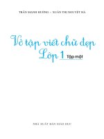 vở luyen viet chu dep cho HS lop 1