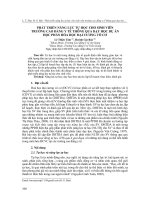 Phát triển năng lực tự học cho sinh viên trường Cao đẳng Y tế thông qua dạy học dự án học phần hóa học đại cương vô cơ