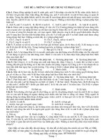 Câu hỏi trắc nghiệm giáo dục công dân 12 theo 16 chủ đề