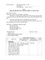 Giáo án Pháp luật đại cương - Bài 1: Một số vấn đề chung về nhà nước và pháp luật