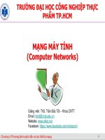 Bài giảng Mạng máy tính: Chương 4 - ThS Trần Đắc Tốt
