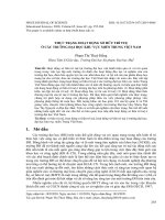 Thực trạng hoạt động sở hữu trí tuệ ở các trường đại học khu vực miền Trung Việt Nam