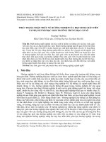 Thực trạng nhận thức về hướng nghiệp của học sinh, giáo viên và phụ huynh học sinh trường trung học cơ sở