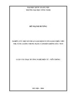 Nghiên cứu một số thuật giải định tuyến giảm thiểu tiêu thụ năng lượng trong mạng cảm biến không dây-WSN : Luận văn ThS. Kỹ thuật điện tử - viễn thông: 60 52 70