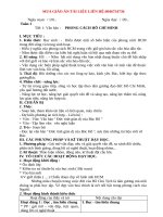 Giáo án Ngữ Văn 9 theo định hướng phát triển năng lực cả năm mới