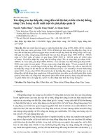 Tác động của hạ thấp đáy sông đến chế độ thủy triều trên hệ thống sông Cửu Long và đề xuất một số giải pháp quản lý