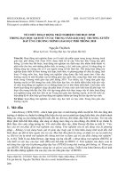 Tổ chức hoạt động trải nghiệm cho học sinh trong dạy học lịch sử ở các trung tâm giáo dục thường xuyên đáp ứng chương trình giáo dục phổ thông 2018