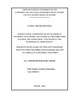 Intercultural competence of ELF teachers at university of economic and technical industries when teaching the course book “New headway, pre-intermediate, third edition”