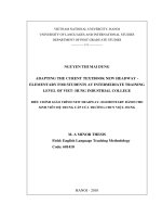 Adapting the current textbook New Headway (Elementary) for students at Intermediate training level of Viet - Hung Industrial College