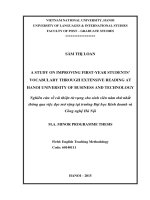 A study on the use of New English File Elementary to teach speaking skills to first-year students at the Military Technical Academy