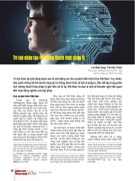 Trí tuệ nhân tạo và những thách thức pháp lý