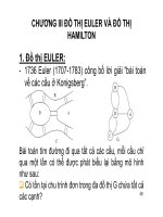 Bài giảng Lý thuyết đồ thị: Chương 3 - Ngô Hữu Phúc