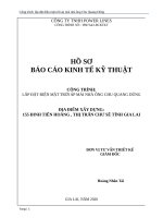 THUYET MINH - thiet ke dien mat troi mai nha