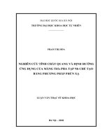Nghiên cứu tính chất quang và định hướng ứng dụng của màng tio2 pha tạp nb chế tạo bằng phương pháp phún xạ    