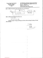 Đề kiểm tra giữa kỳ năm học 2013-2014 môn Lý thuyết điều khiển nâng cao