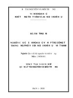 Nghiên cứu cơ sở khoa học về hợp tác công tư trong ứng phó với biến đổi khí hậu ở việt nam tt 