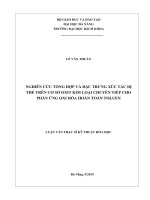 Nghiên cứu tổng hợp và đặc trưng xúc tác dị thể trên cơ sở oxit kim loại chuyển tiếp cho phản ứng oxi hóa hoàn toàn toluen