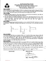 Đề kiểm tra giữa kỳ Nguyên lý thông tin số