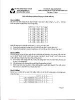 Đề thi học kỳ môn Chuyên đề xử lý số tín hiệu nâng cao