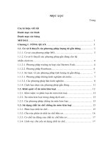 Nghiên cứu mối tương quan giữa cấu trúc phân tử và khả năng ức chế ăn mòn kim loại của một số hợp chất hiđrazon luận án TS  hoá học62 44 31 01 