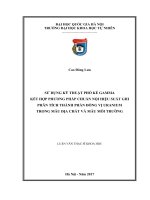 Sử dụng kỹ thuật phổ kế gamma kết hợp phương pháp chuẩn nội hiệu suất ghi phân tích thành phần đồng vị uranium trong mẫu địa chất và mẫu môi trường 