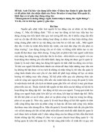 BÀI THU HOẠCH CUỐI KHÓA lớp QLGD 2020