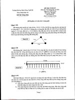 Đề thi cuối kỳ môn Thiết kế đường dây và trạm biến áp - Năm học 2015 - 2016