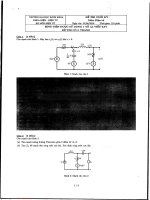 Đề thi cuối kỳ 2 năm học 2016 môn Điện tử