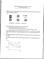 Đáp án đề thi cuối học kỳ môn Vật liệu điện
