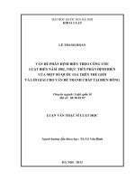 Vấn đề phân định biển theo Công ước Luật Biển năm 1982, thực tiễn phân định biển của một số quốc gia trên thế giới và lời giải cho vấn đề tranh chấp tại Biển Đông