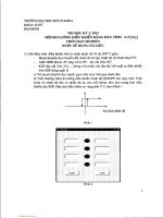 Đáp án đề thi cuối học kỳ 2 năm học 2013 - 2014 môn Thiết kế hệ thống nhúng - Lớp chính quy VP10NL