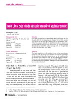 Người lập di chúc và điều kiện luật định đối với người lập di chúc