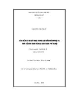 Bảo hiểm xã hội bắt buộc trong Luật bảo hiểm xã hội và thực tiễn thi hành trên địa bàn thành phố Hà Nội : Luận văn ThS. Luật: 60 38 50