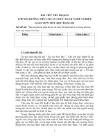 bài thu hoạch lớp tiêu chuẩn chức danh nghề nghiệp giáo viên tiểu học hạng 3