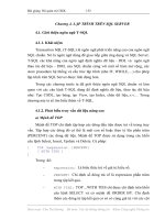 Giáo trình Hệ quản trị cơ sở dữ liệu: Phần 2 (Chu Thị Hường)