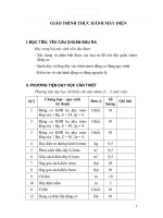 Giáo trình Thực hành máy điện