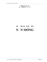 Giáo trình Hướng dẫn đồ án nền móng