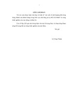 Các yếu tố ảnh hưởng đến lòng trung thành của khách hàng trong lĩnh vực nhà hàng tại TP hồ chí minh 