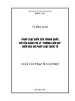Pháp luật biển của Trung Quốc với yêu sách phi lý “Đường lưỡi bò” dưới góc độ pháp luật quốc tế