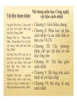 Bài giảng Công nghệ vật liệu cách nhiệt - Chương 1: Khái quát về môn học Vật liệu cách nhiệt