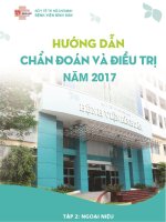 BỆNH HỌC NGOẠI TIẾT NIỆU BV BÌNH DÂN