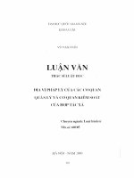 Địa vị pháp lý của các cơ quan quản lý và cơ quan kiểm soát của hợp tác xã