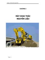 Giáo trình Khai thác nguyên liệu xây dựng: Phần 1